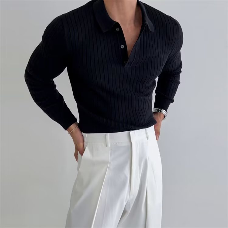 Chiaro Long Sleeve Polo