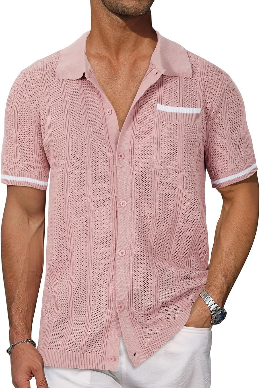 Lucente Bianco Casual Shirt