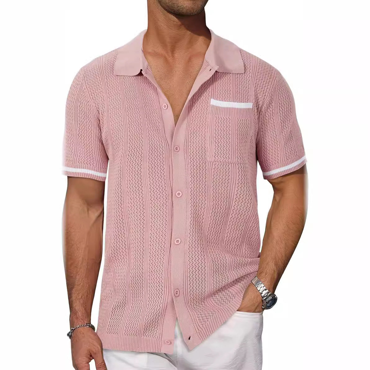 Lucente Bianco Casual Shirt