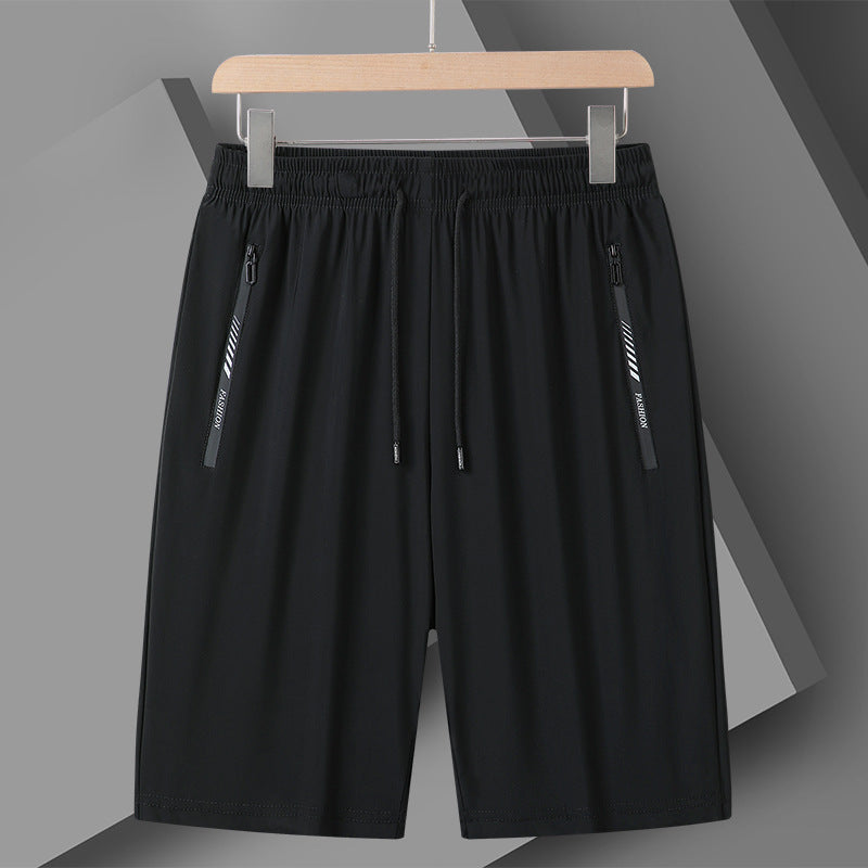 Ice Silk Loose All-matching Pants